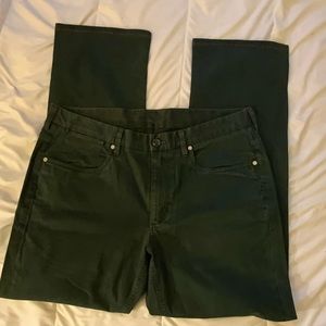 New Tommy Bahama, military Green jeans, size 36/32